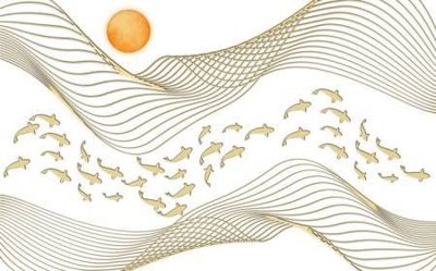 File gốc File tranh gốc tổng hợp tranh dán nền tường đẹp K91547 (in lụa) tranh phong thủy