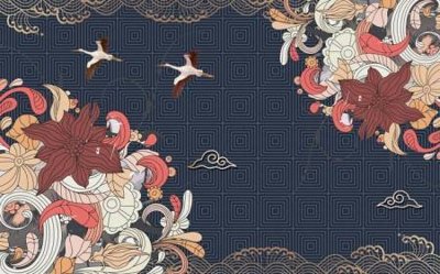 File tranh File tranh gốc tổng hợp tranh dán nền tường đẹp K91595 (ảnh gốc) in trần xuyên sáng