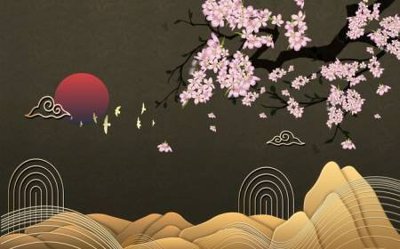 File gốc File tranh gốc tổng hợp tranh dán nền tường đẹp K91645 (PNG) nền trong suốt