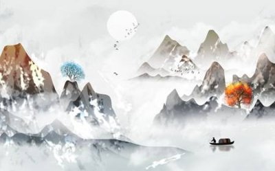 File gốc File tranh gốc tổng hợp tranh dán nền tường đẹp K91668 (in lụa) cao cấp