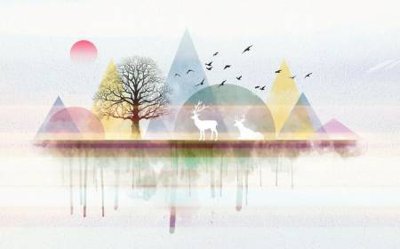 Tải file File tranh gốc tổng hợp tranh dán nền tường đẹp K91685 (gốc) làm file quảng cáo