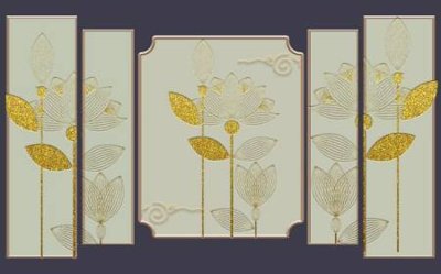 Tải file gốc File tranh gốc tổng hợp tranh dán nền tường đẹp K91804 (bản PSD) còn layer