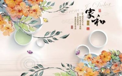 File ảnh File tranh gốc tổng hợp tranh dán nền tường đẹp K91861 (gốc) dùng in Pano