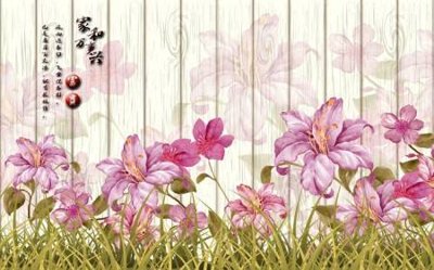 File tranh File tranh gốc tổng hợp tranh dán nền tường đẹp K91866 (bản gốc) in lụa 5D