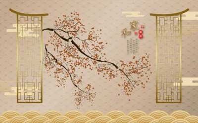 Tải file File tranh gốc tổng hợp tranh dán nền tường đẹp K91906 (gốc) làm file quảng cáo