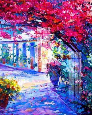 File gốc File gốc in tranh tổng hợp K9198 (in tráng gương) hiện đại