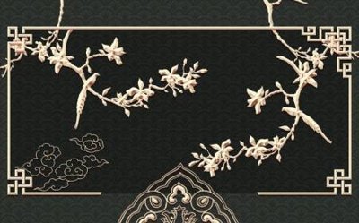 File gốc File tranh gốc tổng hợp tranh dán nền tường đẹp K92271 (in lụa) trang trí tường