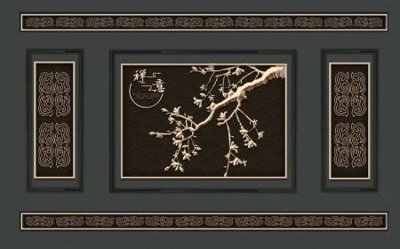 File gốc File tranh gốc tổng hợp tranh dán nền tường đẹp K92283 (cho in ấn) từ Filetranh.com