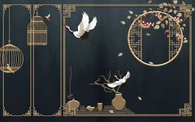 File PSD File tranh gốc tổng hợp tranh dán nền tường đẹp K92291 (nguyên gốc) chất lượng cao