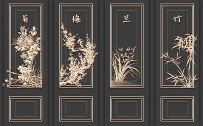 Tải file gốc File tranh gốc tổng hợp tranh dán nền tường đẹp K92354 (để in lụa)