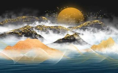 File tranh File tranh gốc tổng hợp tranh dán nền tường đẹp K92551 (ảnh gốc) in trần nhà