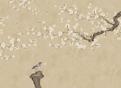 File gốc File tranh gốc tổng hợp tranh dán nền tường đẹp K92604 (PSD/TIFF) độ phân giải cao