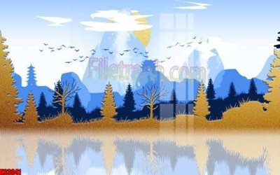 File ảnh File tranh gốc tổng hợp tranh nền tường đẹp K93041 (gốc) in standee