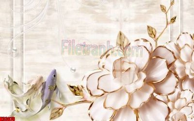 File gốc File tranh gốc tổng hợp tranh nền tường đẹp K93076 (vector) cho in ấn