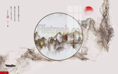 File tranh File tranh gốc tổng hợp tranh nền tường đẹp K93110 (bản gốc) in lụa dán tường