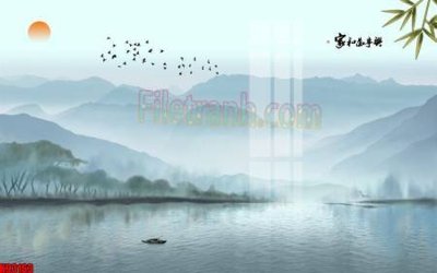 File in mica File tranh gốc tổng hợp tranh nền tường đẹp K93163 (bản gốc) siêu trong