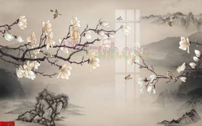 File gốc File tranh gốc tổng hợp tranh nền tường đẹp K93173 (PSD/TIFF) độ phân giải cao