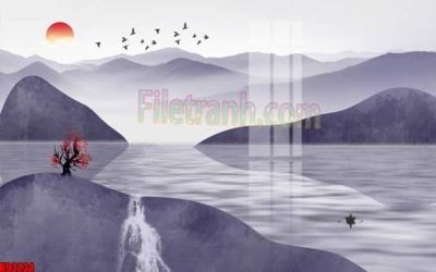 File tranh trang trí File tranh gốc tổng hợp tranh nền tường đẹp K93234 (tải file gốc)