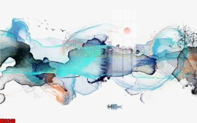 File in mica File tranh gốc tổng hợp tranh nền tường đẹp K93240 (bản gốc) làm vách ngăn