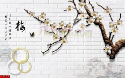 Tải file File tranh gốc tổng hợp tranh nền tường đẹp K93303 (gốc) chủ đề hoa sen