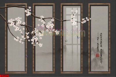 File gốc File tranh gốc tổng hợp tranh nền tường đẹp K93379 (cho in 3D) độc đáo