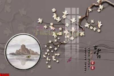 File gốc File tranh gốc tổng hợp tranh nền tường đẹp K93460 (PNG) trong suốt (transparent)