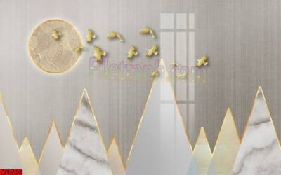 File gốc File tranh gốc tổng hợp tranh nền tường đẹp K93506 (trang trí) cho phòng khách