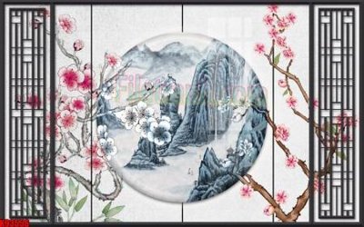 File ảnh File tranh gốc tổng hợp tranh nền tường đẹp K93556 (gốc) dùng in Pano