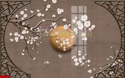 File gốc File tranh gốc tổng hợp tranh nền tường đẹp K93564 (cho in ấn) độc quyền