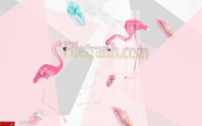 File gốc File tranh gốc tổng hợp tranh nền tường đẹp K93617 (in tráng gương) ốp tường