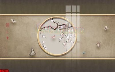 File PSD File tranh gốc tổng hợp tranh nền tường đẹp K93728 (gốc) nhiều lớp (multi-layer)