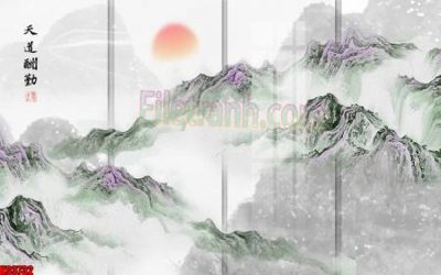 File gốc File tranh gốc tổng hợp tranh nền tường đẹp K93732 (in mica) làm quà tặng