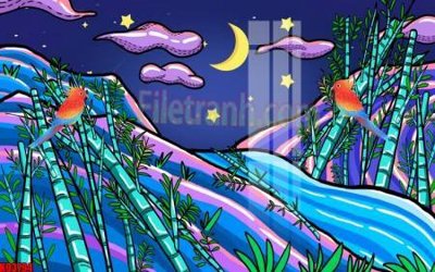 File PSD File tranh gốc tổng hợp tranh nền tường đẹp K93794 (chất lượng in ấn)