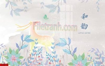 Hình ảnh file gốc in lụa File tranh gốc tổng hợp tranh nền tường đẹp K93843