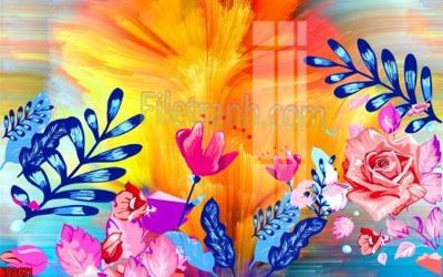 Mua file gốc File tranh gốc tổng hợp tranh nền tường đẹp K93871 (PSD) tại Filetranh.com