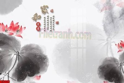 File tranh File tranh gốc tổng hợp tranh nền tường đẹp K93882 (bản gốc) in lụa dán tường