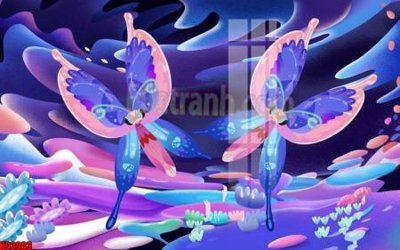 File gốc File tranh gốc tổng hợp tranh nền tường đẹp K93903 (ảnh chi tiết) để in trần