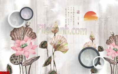 File gốc File tranh gốc tổng hợp tranh nền tường đẹp K93920 (phong cách) cổ điển