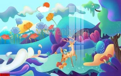 File gốc File tranh gốc tổng hợp tranh nền tường đẹp K93934 (PNG) trong suốt (transparent)