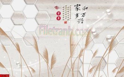 File gốc File tranh gốc tổng hợp tranh nền tường đẹp K93972 (in ấn) màu sắc trung thực