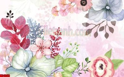 File in trần File tranh gốc tổng hợp tranh nền tường đẹp K94003 (bản gốc) bầu trời