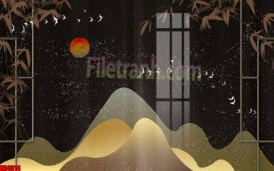 File tranh in tráng gương File tranh gốc tổng hợp tranh nền tường đẹp K94014 (siêu nét)