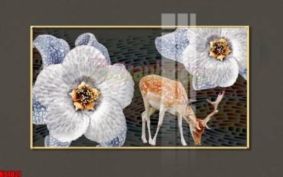 File tranh File tranh gốc tổng hợp tranh nền tường đẹp K94021 (gốc) in trên kính