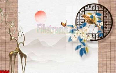 File in trần File tranh gốc tổng hợp tranh nền tường đẹp K94096 (bản gốc) 5D