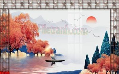 Download file File tranh gốc tổng hợp tranh nền tường đẹp K94098 (chuẩn in) chất lượng cao