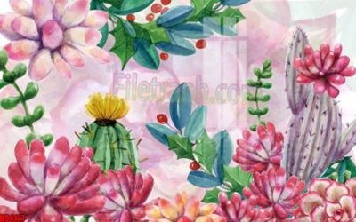 Download file gốc File tranh gốc tổng hợp tranh nền tường đẹp K94127 (in mica) trong suốt