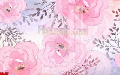 File gốc File tranh gốc tổng hợp tranh nền tường đẹp K94157 (in ấn) màu sắc trung thực