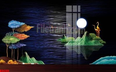 File in ấn File tranh gốc tổng hợp tranh nền tường đẹp K94209 (bản gốc) từ file gốc