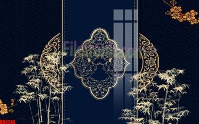 File gốc File tranh gốc tổng hợp tranh nền tường đẹp K94248 (in mica) trang trí