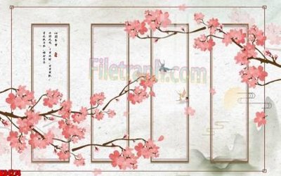 Ảnh gốc File tranh gốc tổng hợp tranh nền tường đẹp K94274 (độ nét cao) in mica